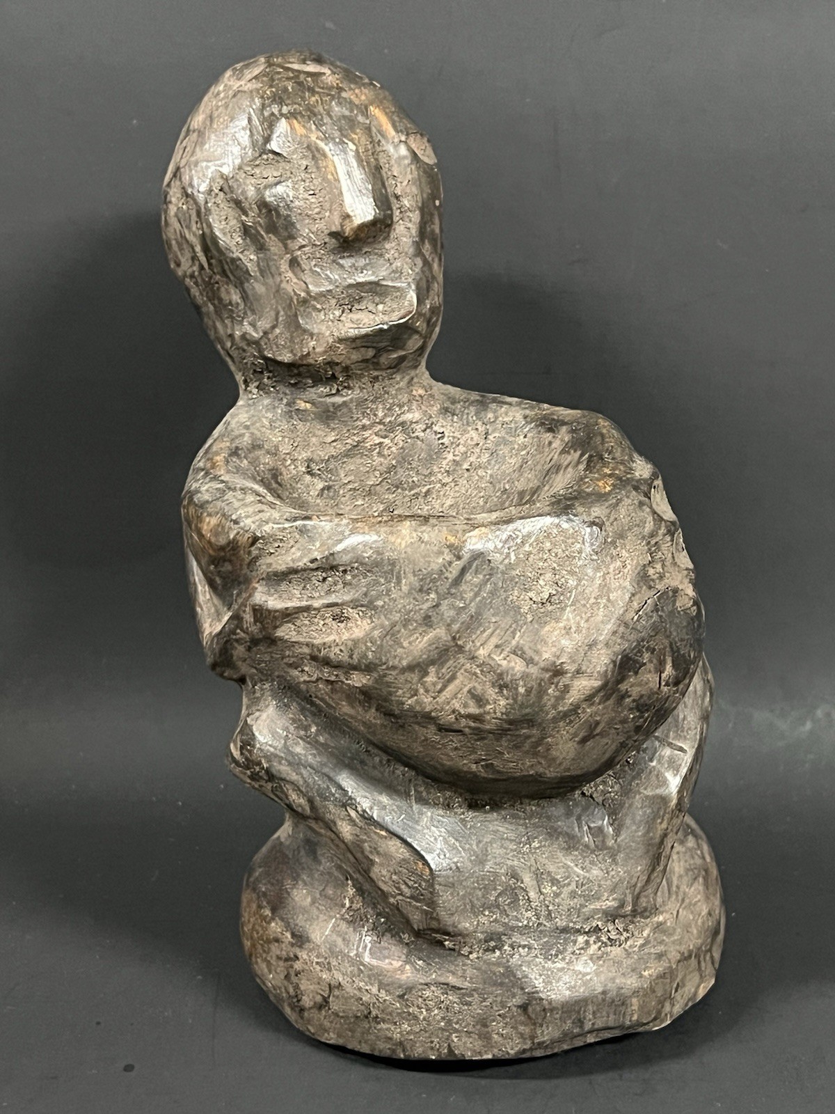 Ifugao Authentic Antique Seated Bulul Statue Circa 1900 Luzon Philippines