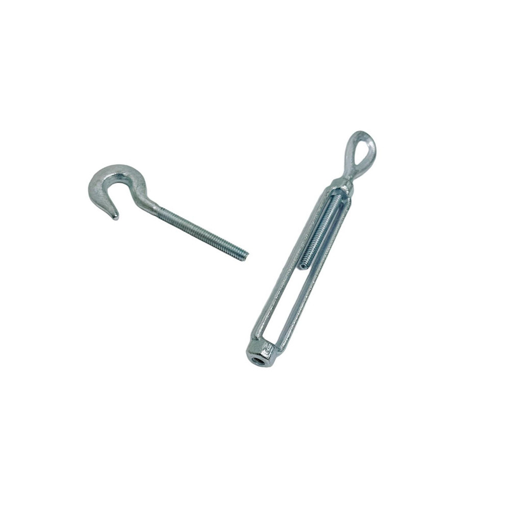 5/16" x 4-1/2" Turnbuckle HOOK EYE Pulley Galvanized Drop Forge Turnbuckle 4 PC