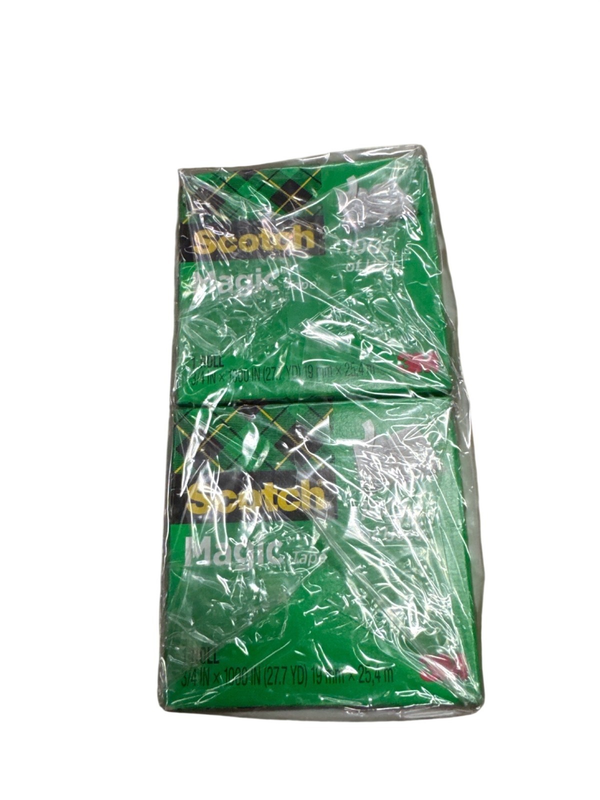 Scotch Magic Tape, Invisible, 3/4 in. X 1000 in., 24 Tape Rolls, Clear, Back to