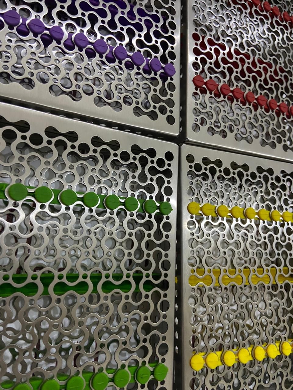 Lot of 4 Hu Friedy sterilization cassettes