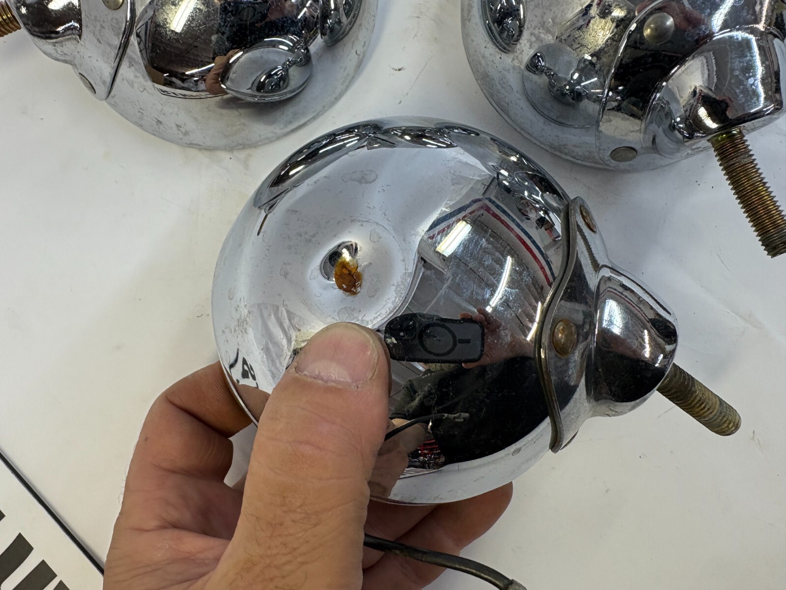 Harley assorted non perfect passing lamp spotlight buckets shells quantity 5