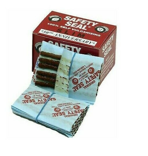 Box 60 plugs Safety Seal SLIM Tire Plugs Tire repair brown,4" Safety Seal *USA