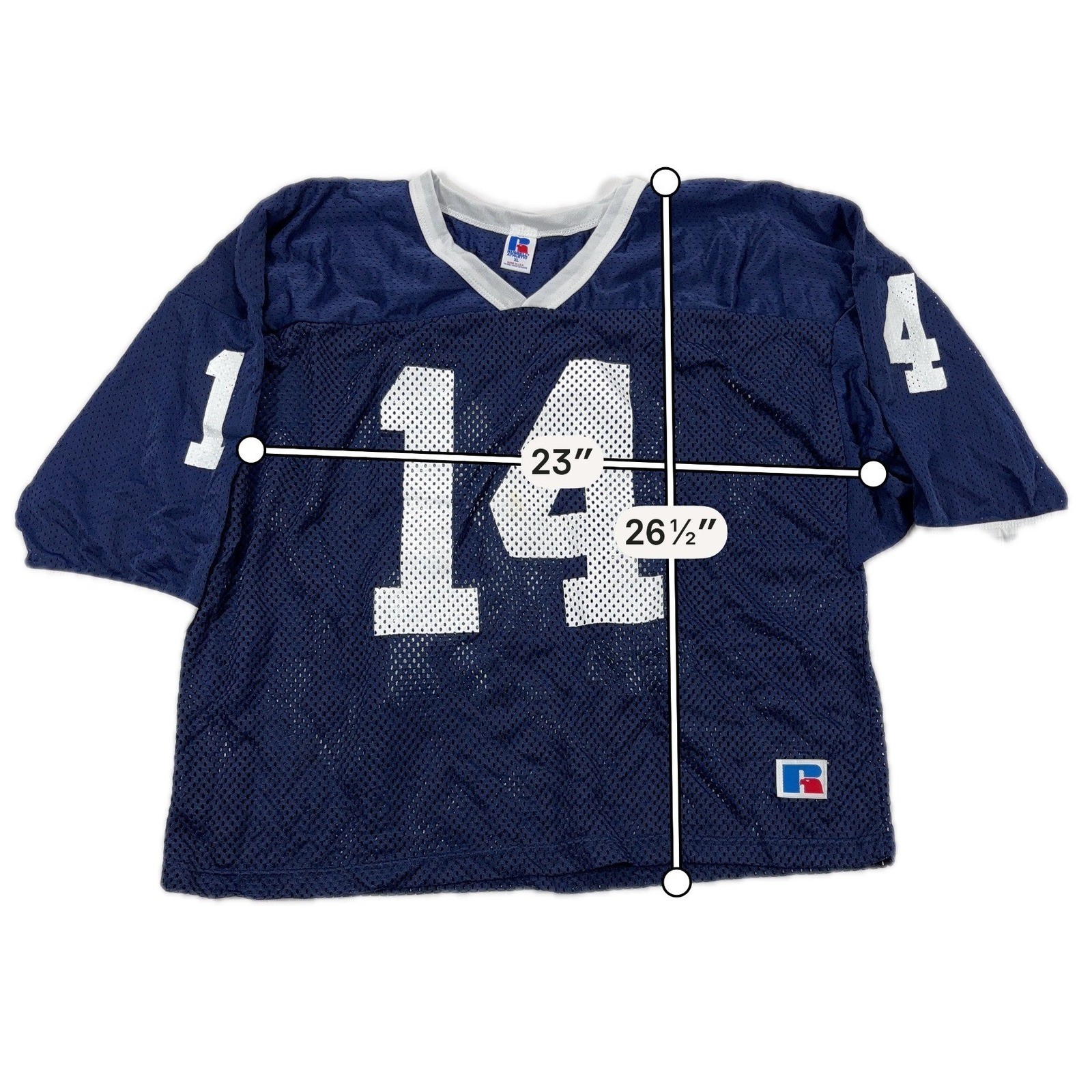 VTG Penn State NWOT Russell Athletic 90 Mesh Football Jersey 14 USA Size XL