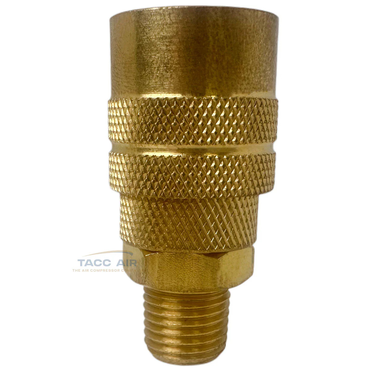 2 PC Industrial M style Air Compressor Quick Connect Coupler 1/4" NPT Male Brass