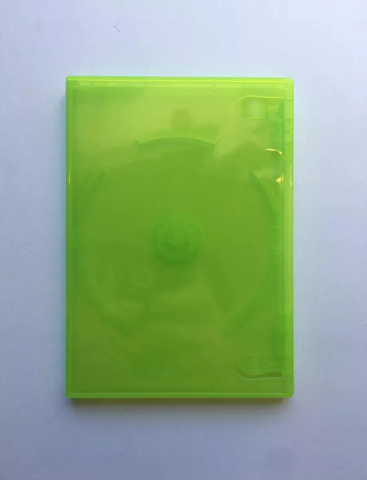 New 10 XBOX 360 Translucent Green Replacement Video Game Storage Shell Cases