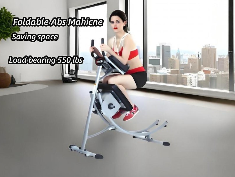 Ab Machine Core & Abdominal Workout Equipment For Home Gym Adjustable Ab Crunch