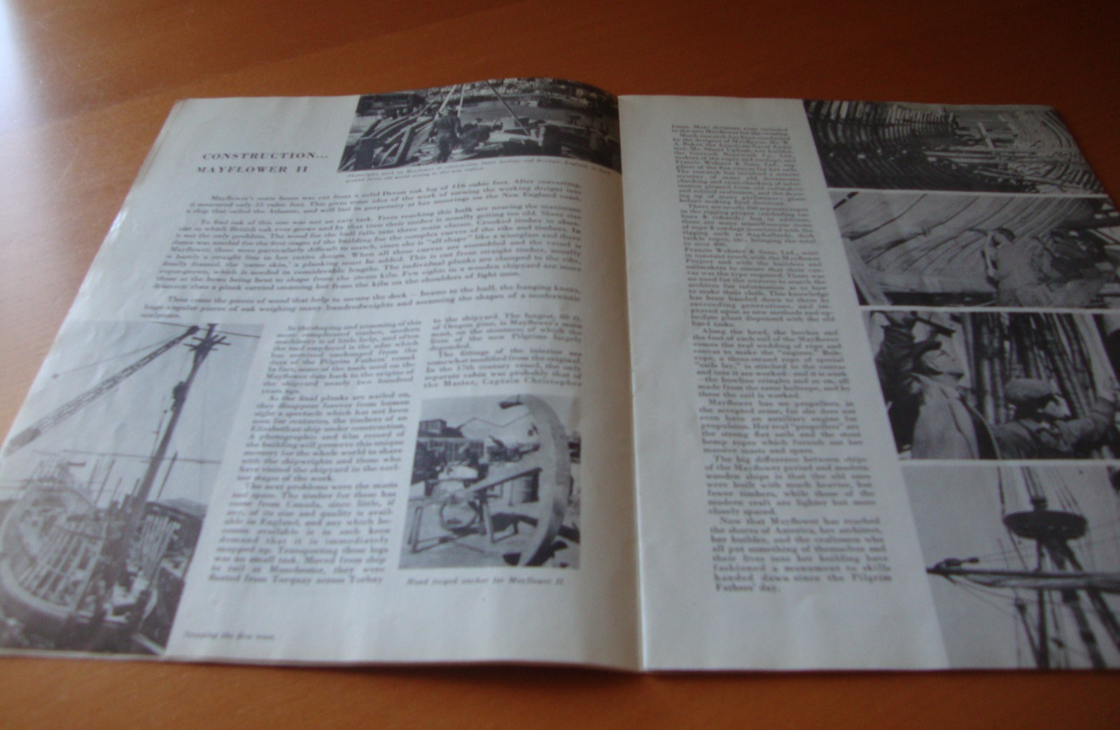 Vintage Mayflower II Official Souvenir Booklet NY Mayflower II Exposition 1957