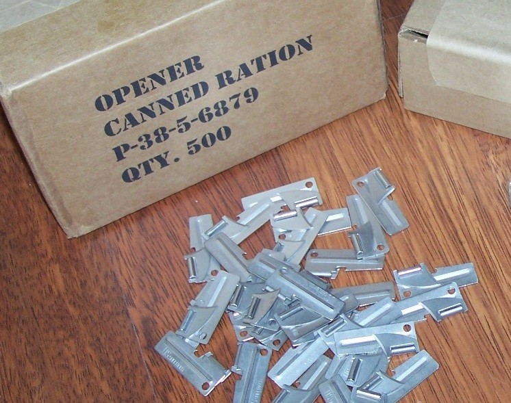 5 P38 Shelby Can Opener Military USMC Army Camping Hiking Scout f Mess Kit P-38