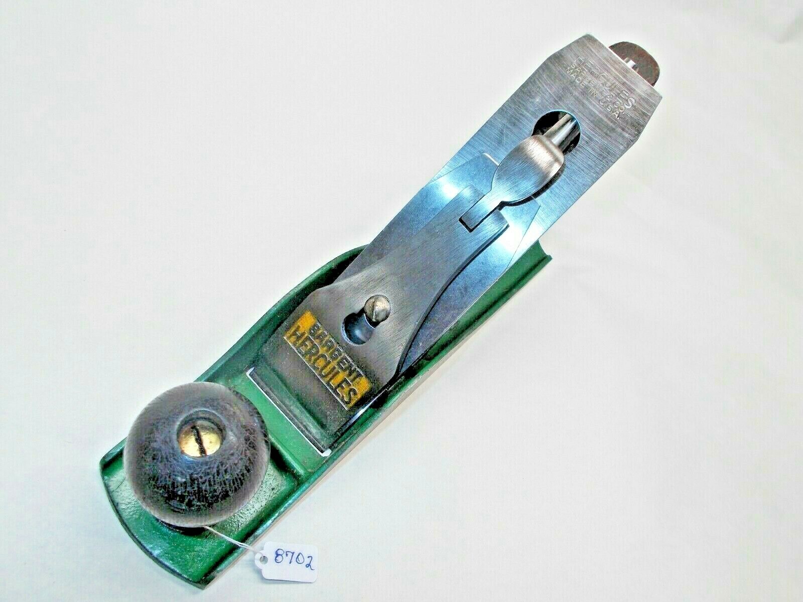 SARGENT & Co. HERCULES Woodworkers Wood Plane, 1-3/4" Wide Blade, 9-3/4" Lg, USA