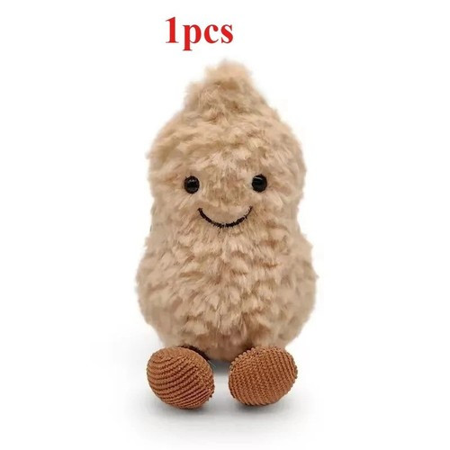 Jellycat AMUSEABLE PEANUT Authentic Soft Plush Toy Fun CUTE Food Collectible NWT