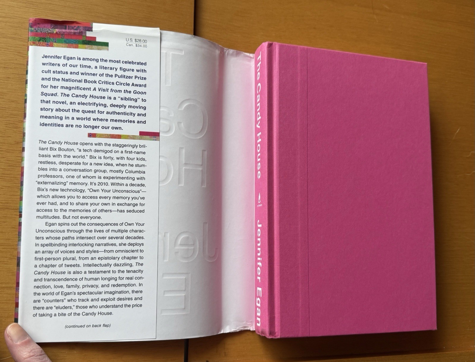 Jennifer Egan / The Candy House / 1st/1st / Signed / HCDJ / Scribner, 2022