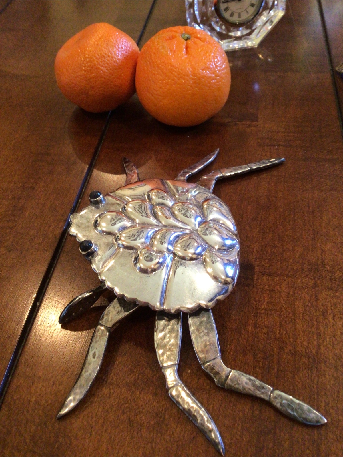 LARGE EMILIA CASTILLO CRAB BOTTLE OPENER NEIMAN MARCUS SILVER 6" WONDERFUL!