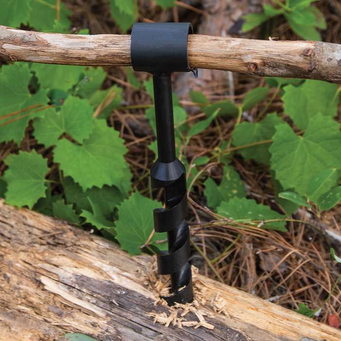 1" Scotch Eye Wood Auger Drill Bit Hand for Bushcraft Backpack & Camping