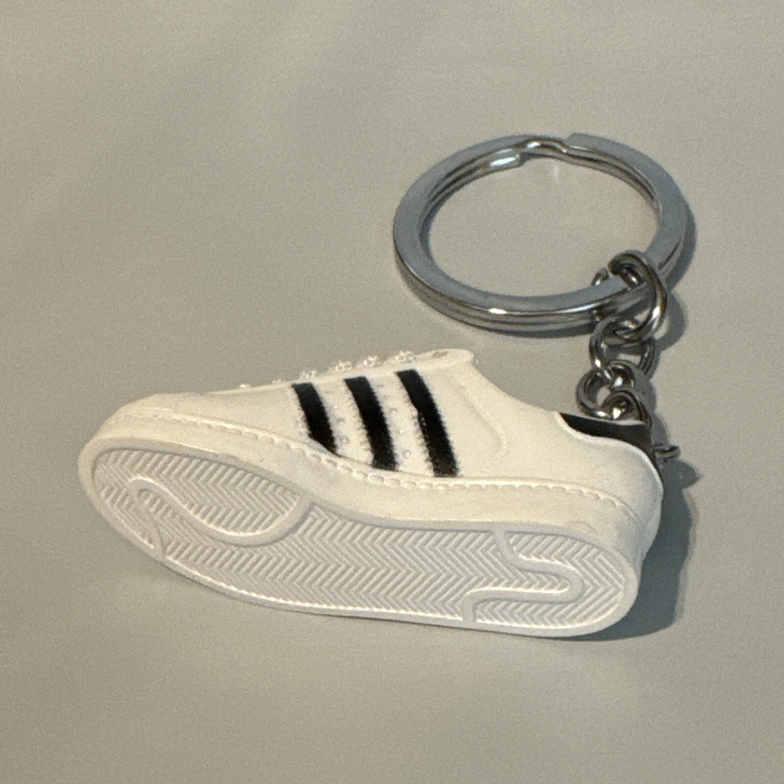 Mini Adidas Shoe Keychain | Superstar | Classic Low | White