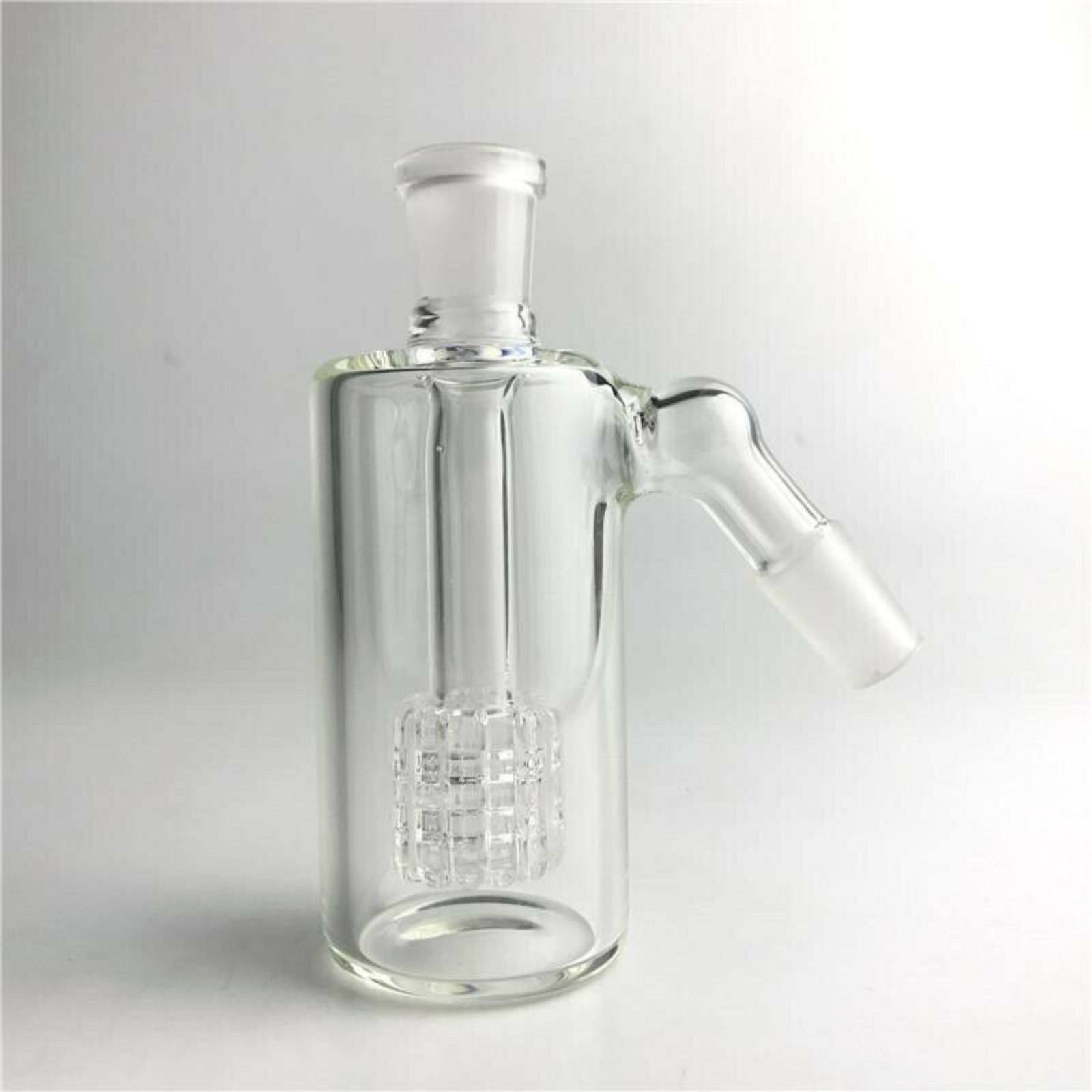 14mm Ash Catcher 45 Degree Glass Water Bong Thick Pyrex Glass Bubbler