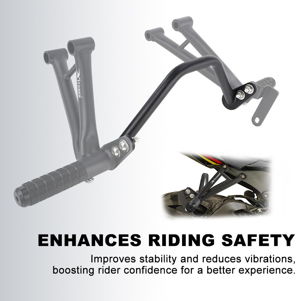 Front Crash Cage Peg Support Stunt Fit For Kawasaki NINJA ZX-6R ZX636 2009-2025