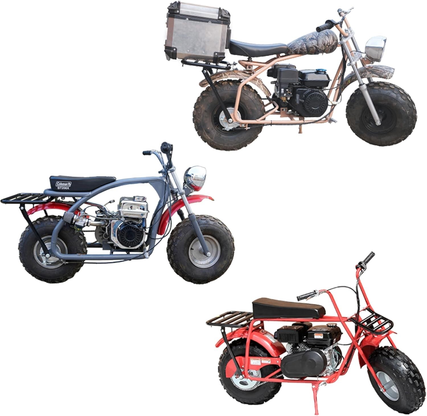 Mini Bike Rear Cargo Rack Assembly Kit for Coleman CT200U EX BT200X, Axis M200