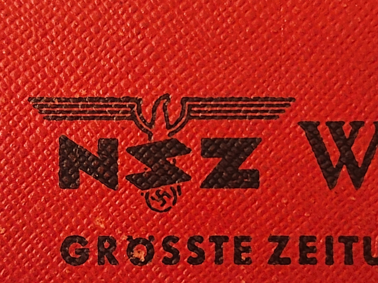 WW2 Germany. "NSZ WESTMARK" newspaper book.