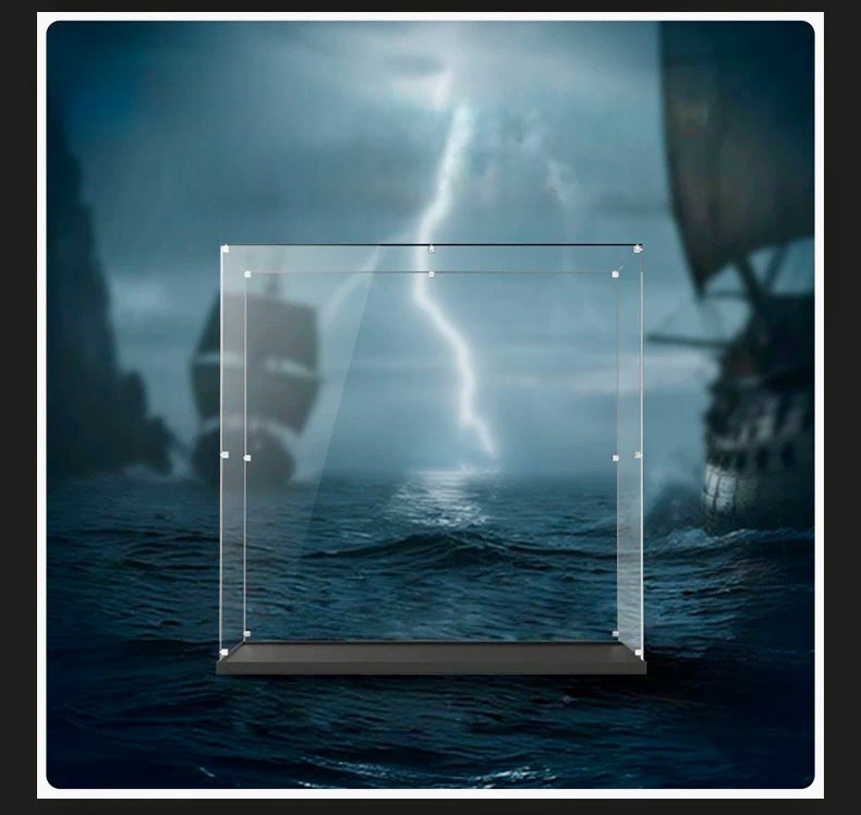 High-level Display Case For LEGO 10365 Captain Jack Sparrow's Pirate Ship