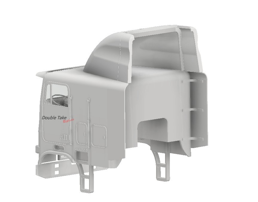 1/25th resin 3d 84-88 Freightliner 96” cab by KJ