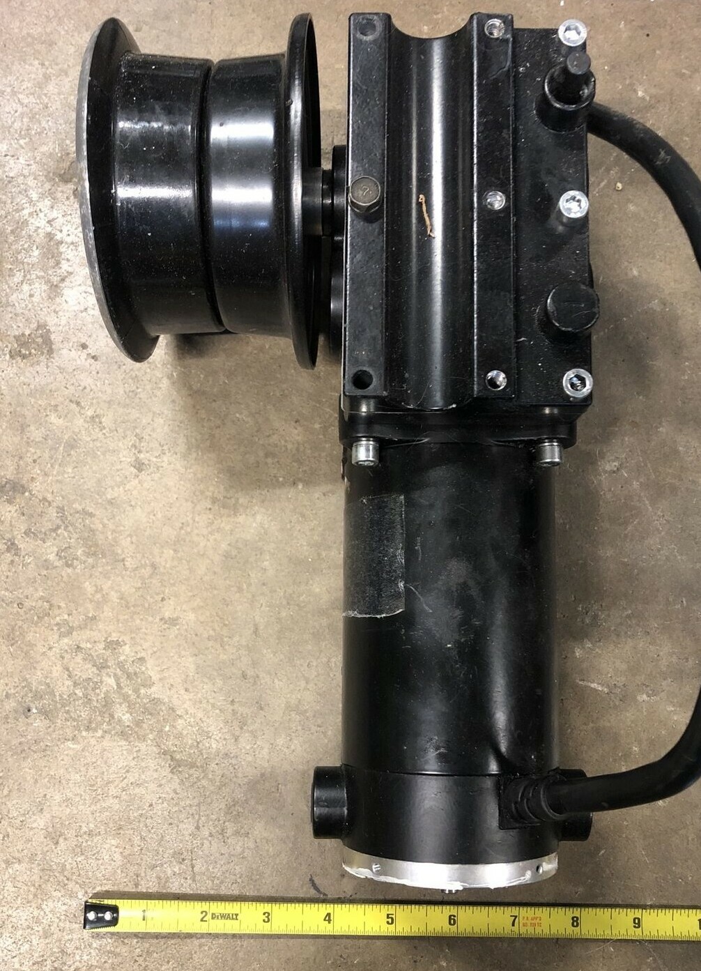 Electric Gearbox Motor winch capstan power winch crab pot puller 12v 24v dc