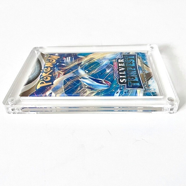 Booster Pack Protector Case – Acrylic Magnetic Display for Pokémon MTG Yu-Gi-Oh