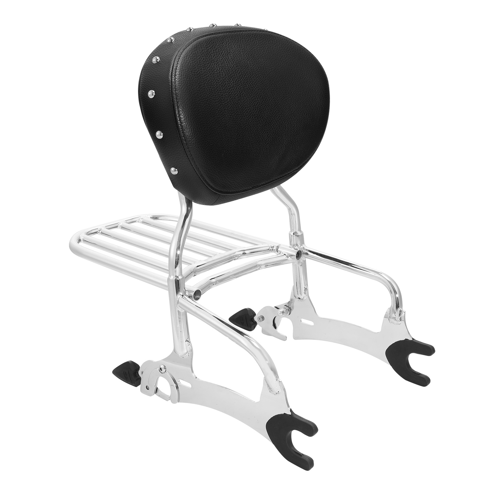 Backrest Sissy Bar Luggage Rack Mount Spools Fits For Indian Chieftain 2014-2024