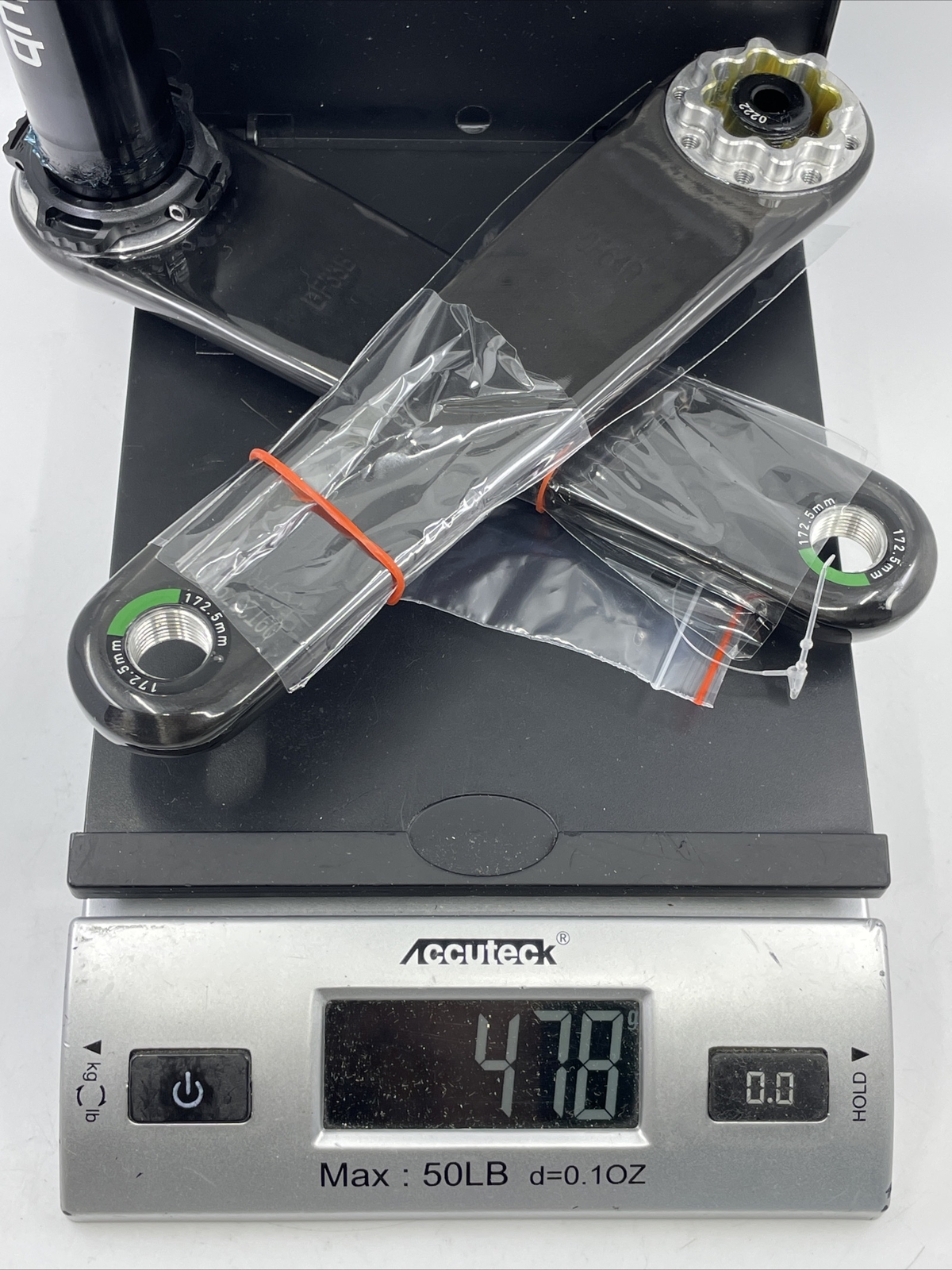 SRAM Force AXS Crank Arm Assembly 8-Bolt Direct Mount DUB *Gloss* Carbon 172.5mm