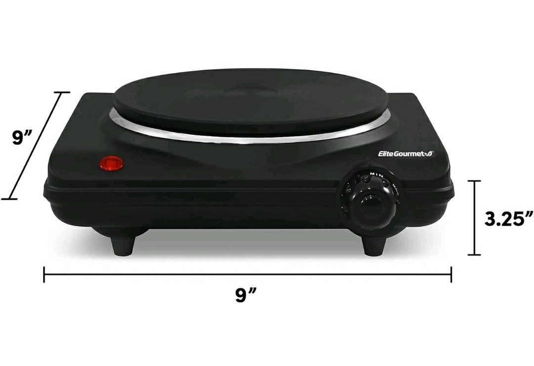 Estufa Cocina Hornilla Electrica Portatil Para Casa Apartamento Campamento 1000W