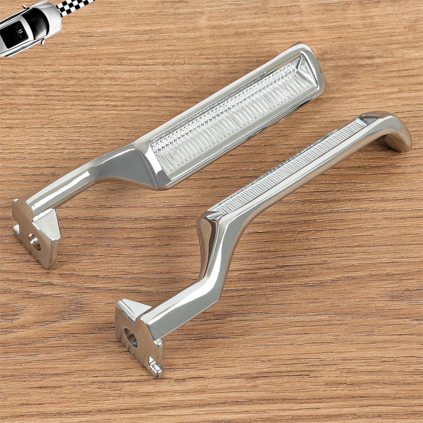 Chrome Metal Inside Interior Door Handle Pair For F-150 F-250 F-350 Bronco 87-96
