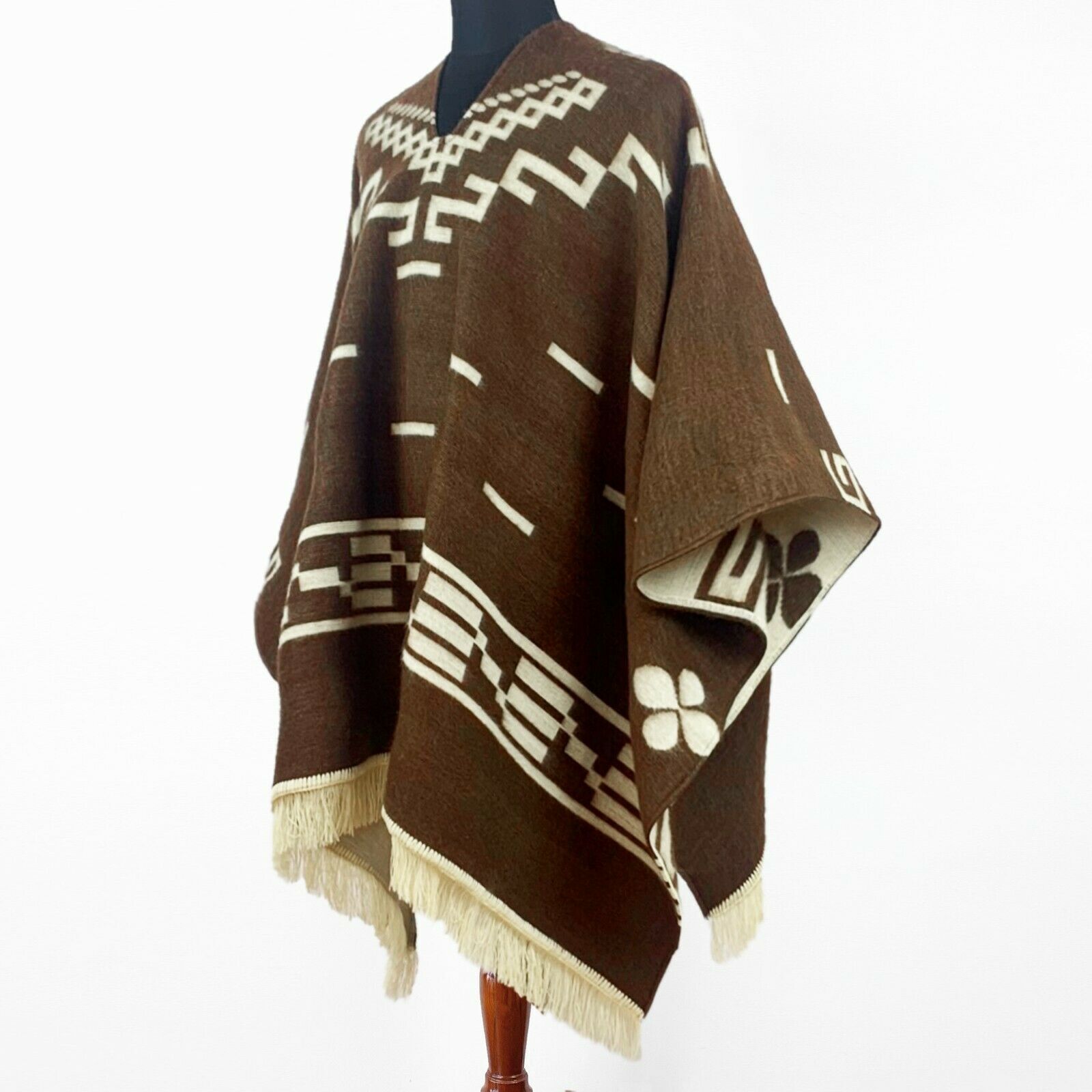 Clint Eastwood Western Cowboy Poncho Serape replica handmade of Alpaca wool