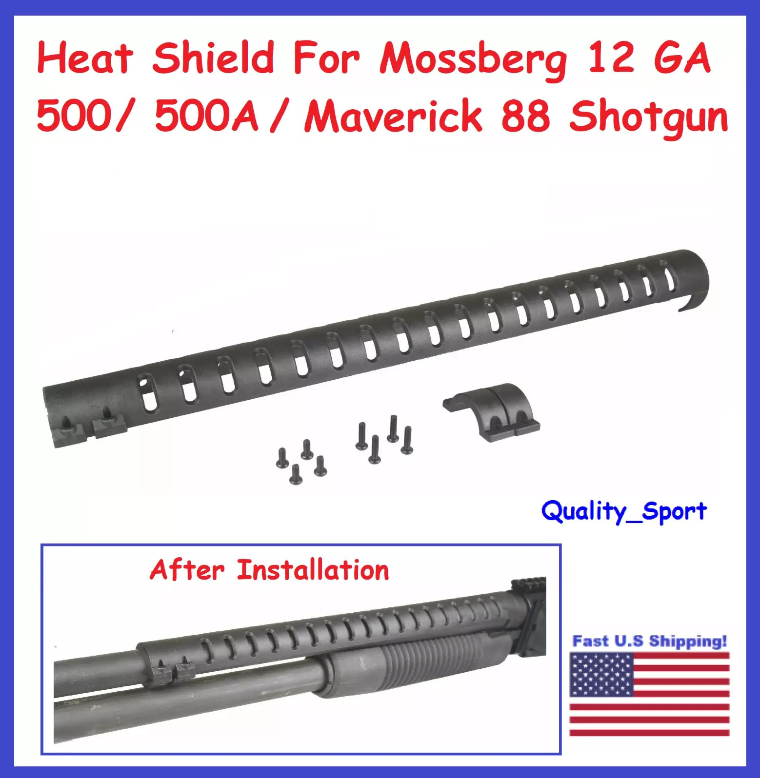 Heat Shield For Mossberg 12 GA 500 / 500A / Maverick 88 Shotgun