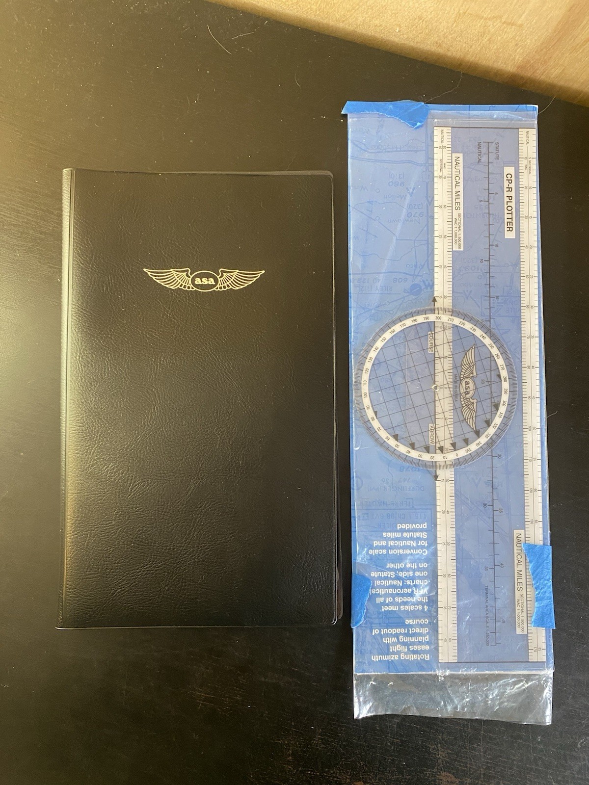 ASA Air Classics E6-B Flight Computer + Rotating Plotter CP-R