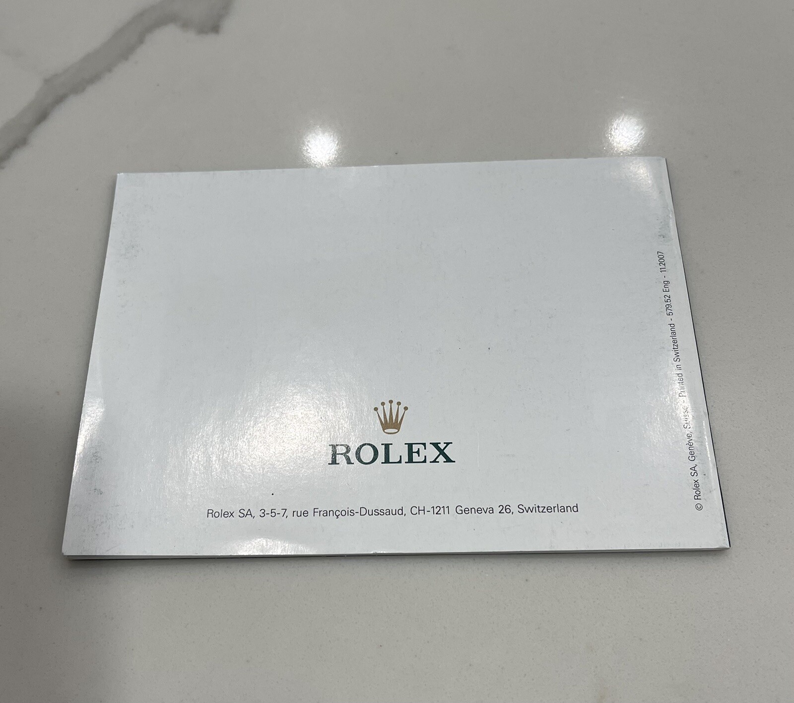 Original Rolex Your Oyster Booklet Manual English 2000s Models CLEAN