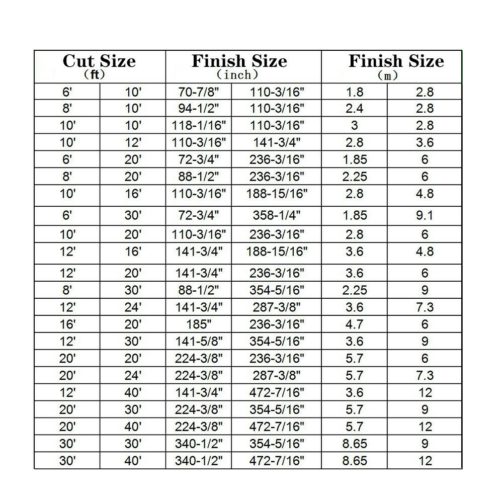 Heavy Duty Tarp Poly Tarpaulin Boat Tent Waterproof Outdoor Canopy Shade Cover