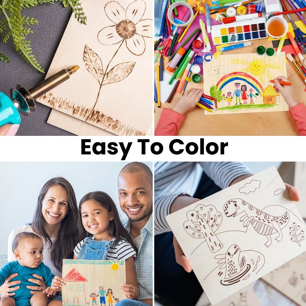 6 Pack Basswood Sheets 12x12x1/16in Unfinished for Laser Cutting Crafts Models