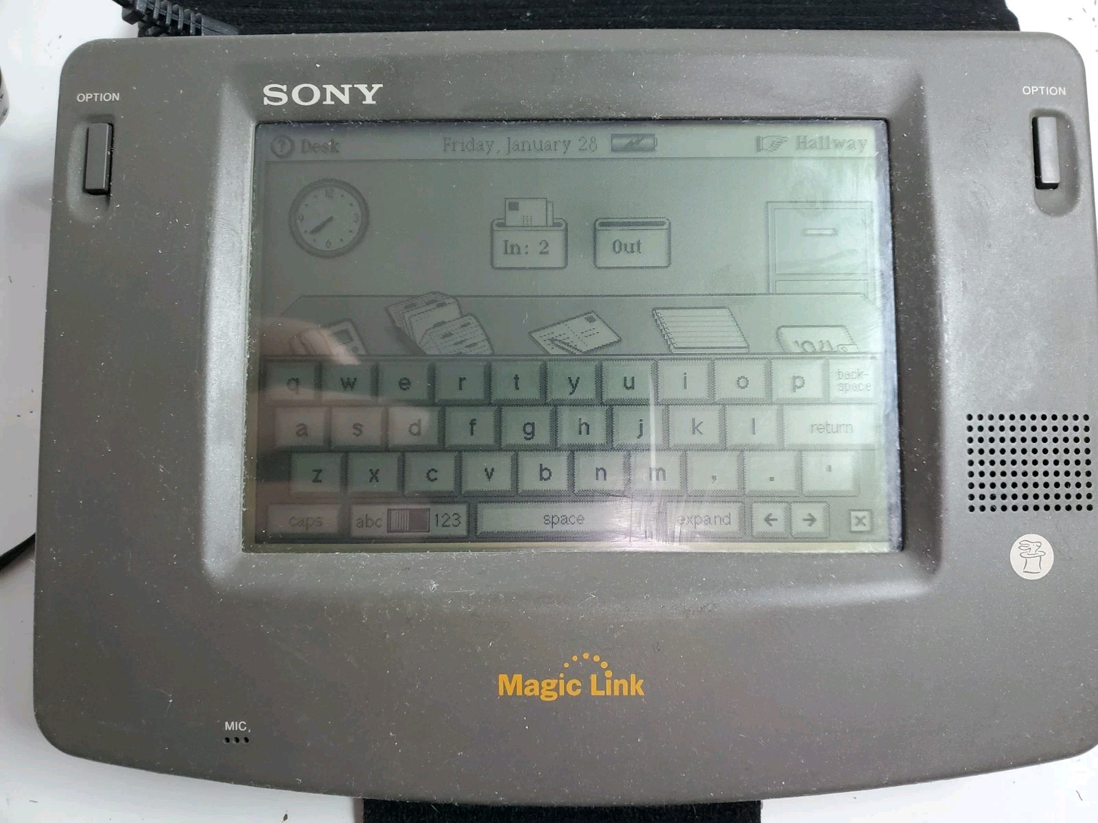 Sony PIC-1000 Magic Link With Power Adapter & Cover - Tested Working