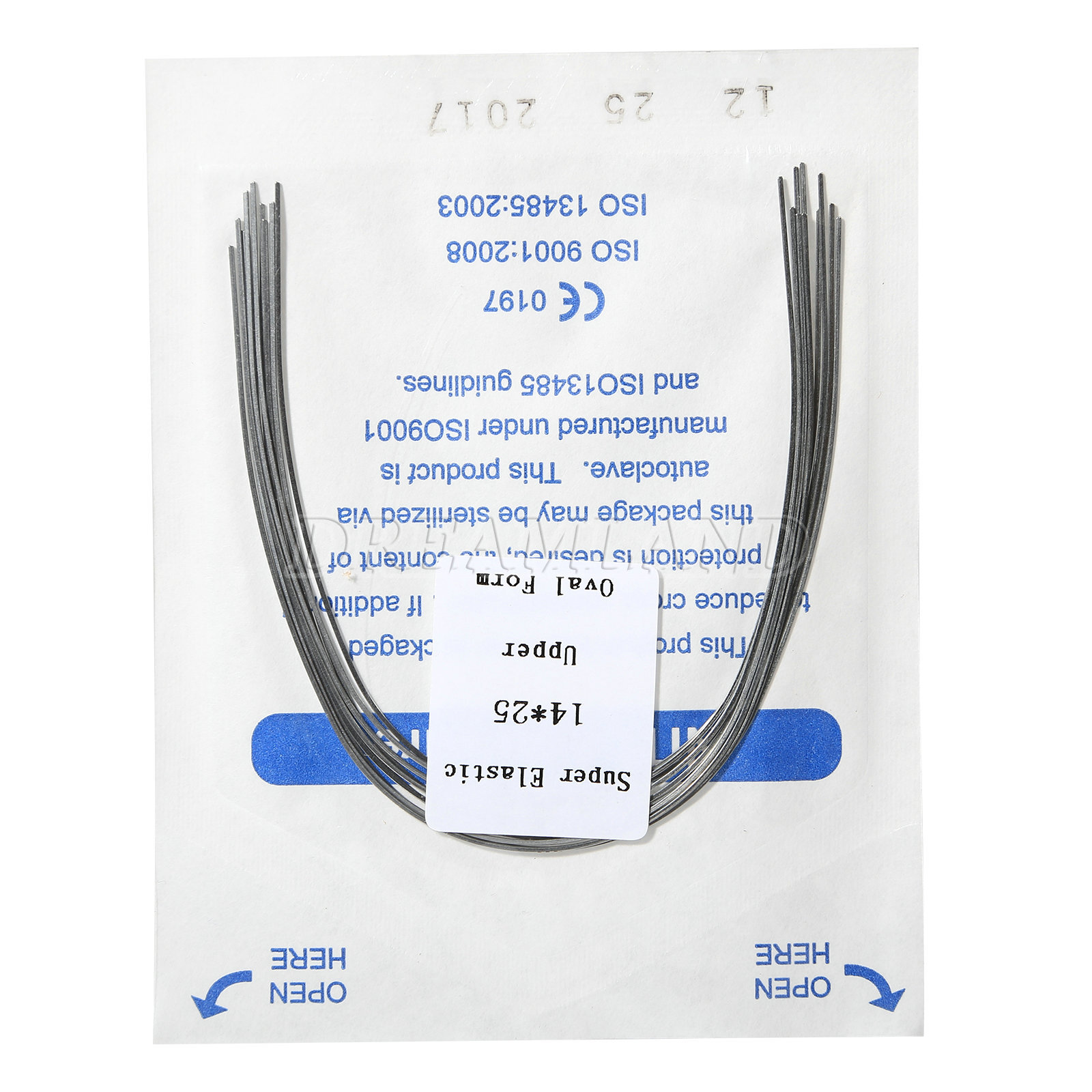 arcos de ortodoncia niti super elástico rectángulos ovoide dental