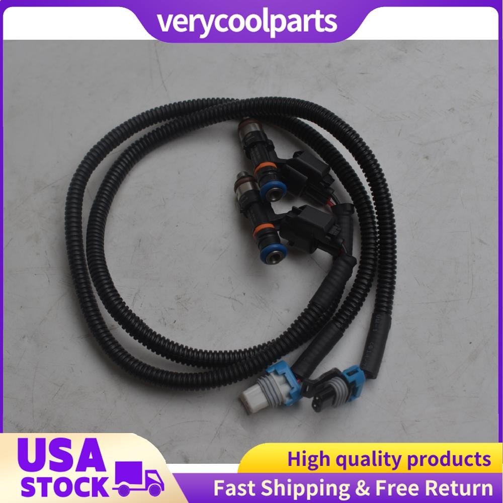 2PCS Fuel Injectors w/ Harness For Polaris Ranger XP 800 Ranger 800 2011-2014