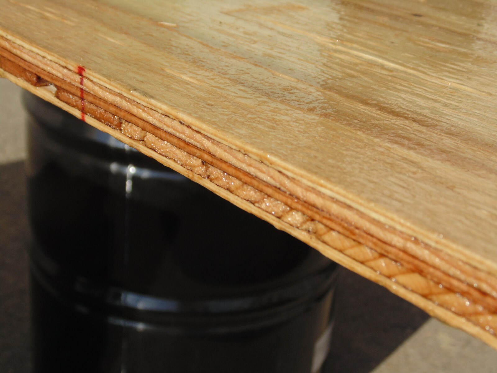 Epoxy Resin Thin Injectable Glue 4 RY Panel Delamination & Wood Rot Repair