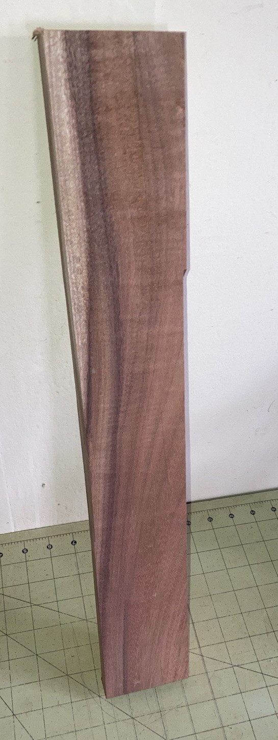 Hawaiian Formosan Koa Wood w/Mild Fiddleback Curl~20 1/2" x 3 1/8" x 1" (#117)