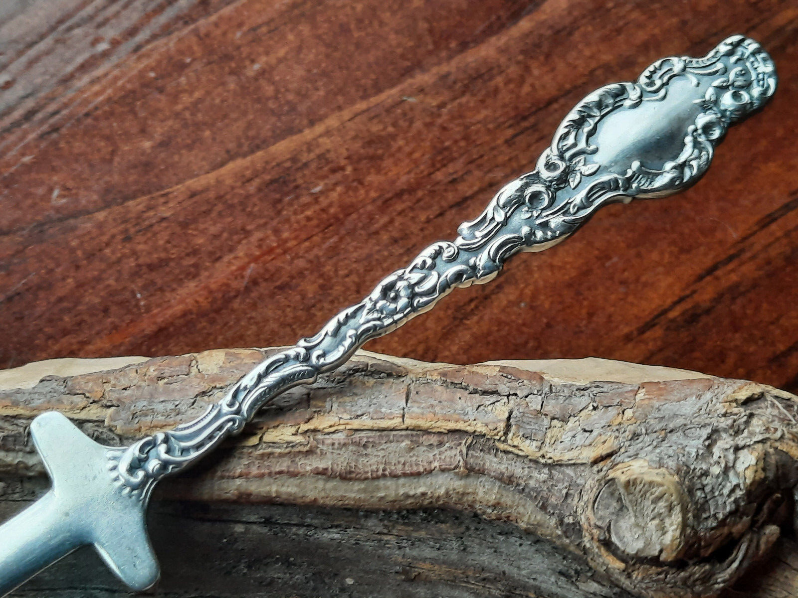 Sterling Silver Durgin Watteau Sword Letter Opener, No monogram