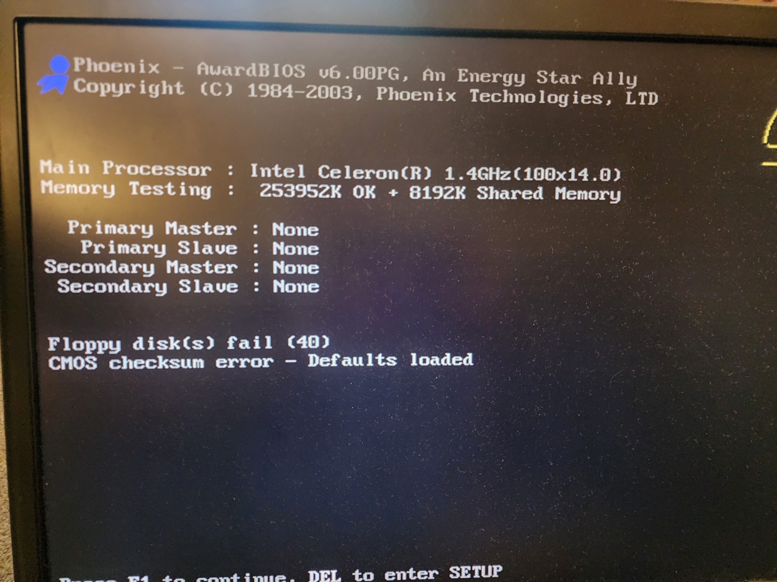 Socket 370 Motherboard Combo – Celeron 1.4GHz, 256MB RAM, I/O Shield – Tested