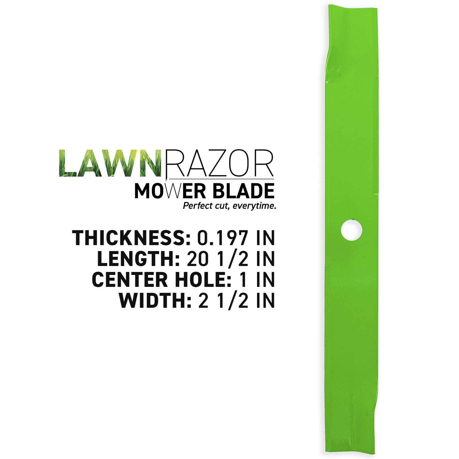 LawnRAZOR Blade Exmark Lazer Z Staris Radius 60 Inch 103-6383 High Lift 3 Pack