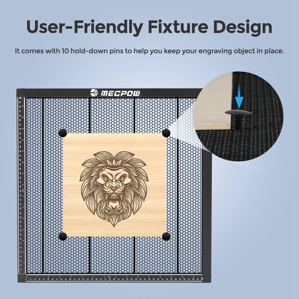 Mecpow Laser Engraver Honeycomb Working Table for Laser Engraving Cutting Machin