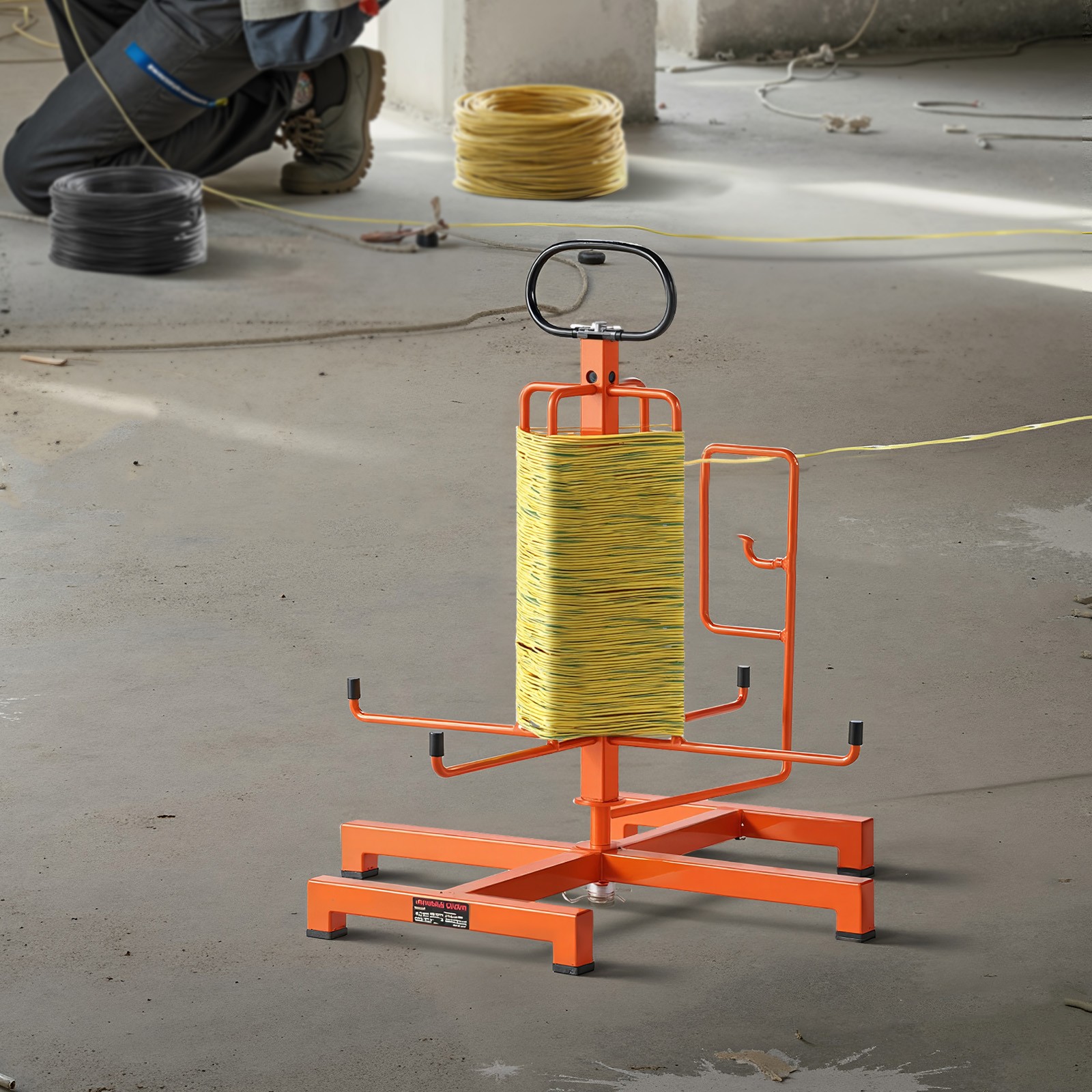 VEVOR Cable Dispenser Floor Portable for Electrical Industrial Retail