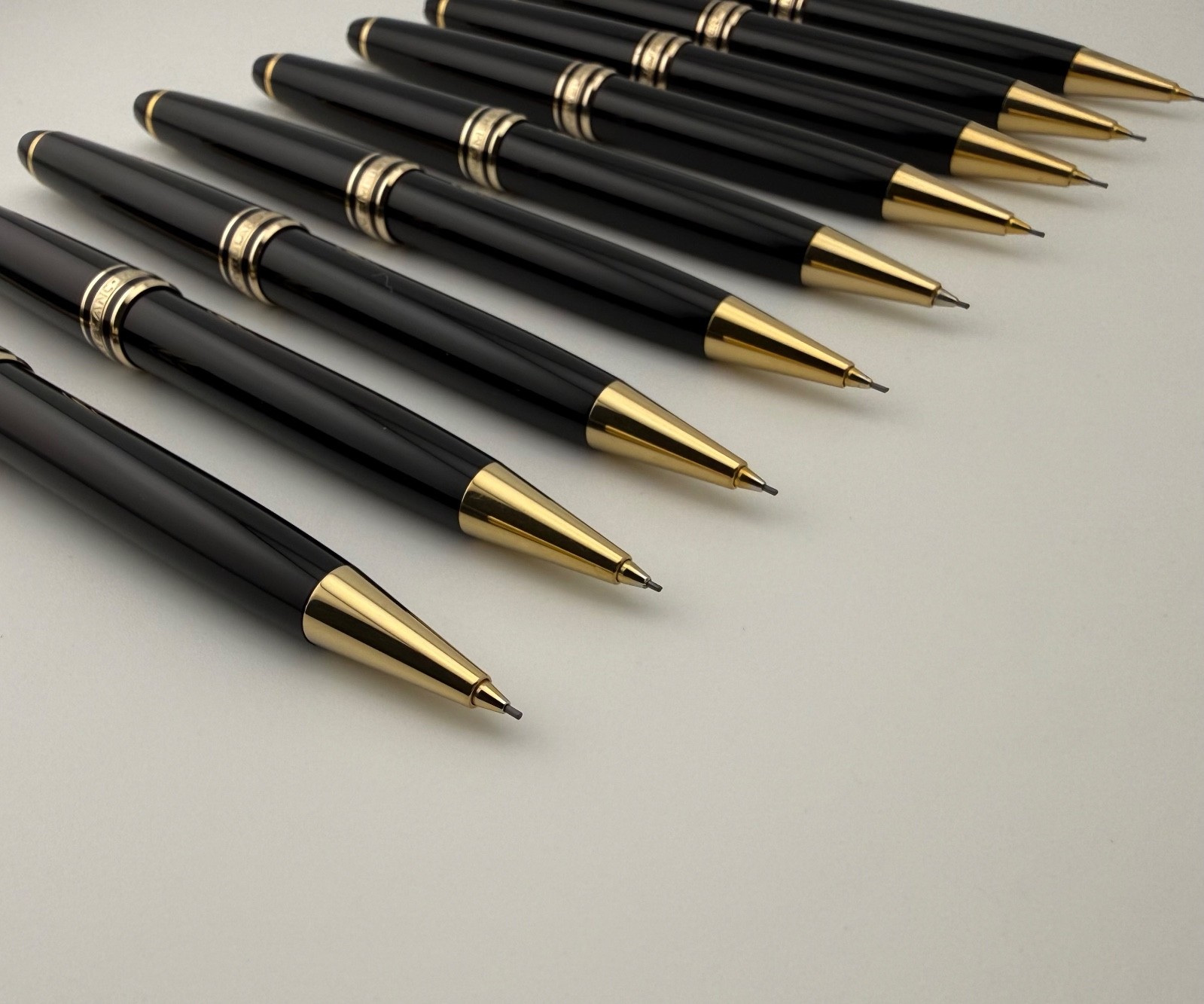 Montblanc Meisterstück Black Gold Plated No. 165 Mechanical Pencil 0.7mm