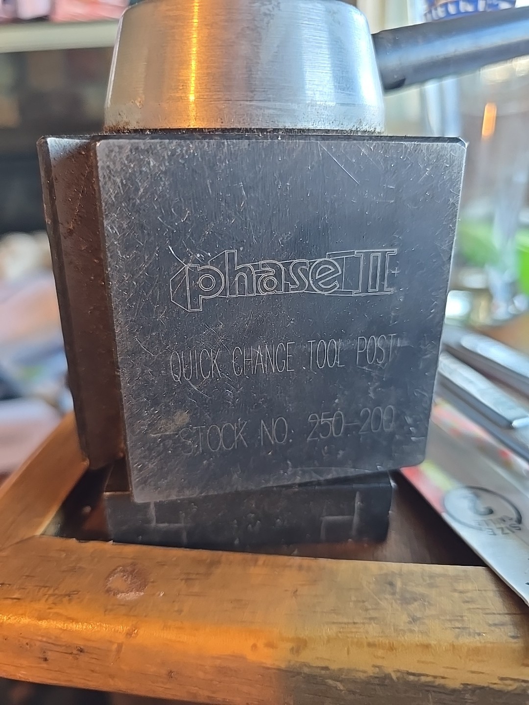 PHASE II Lathe Swing Piston Type Quick Change Tool Post 250-200
