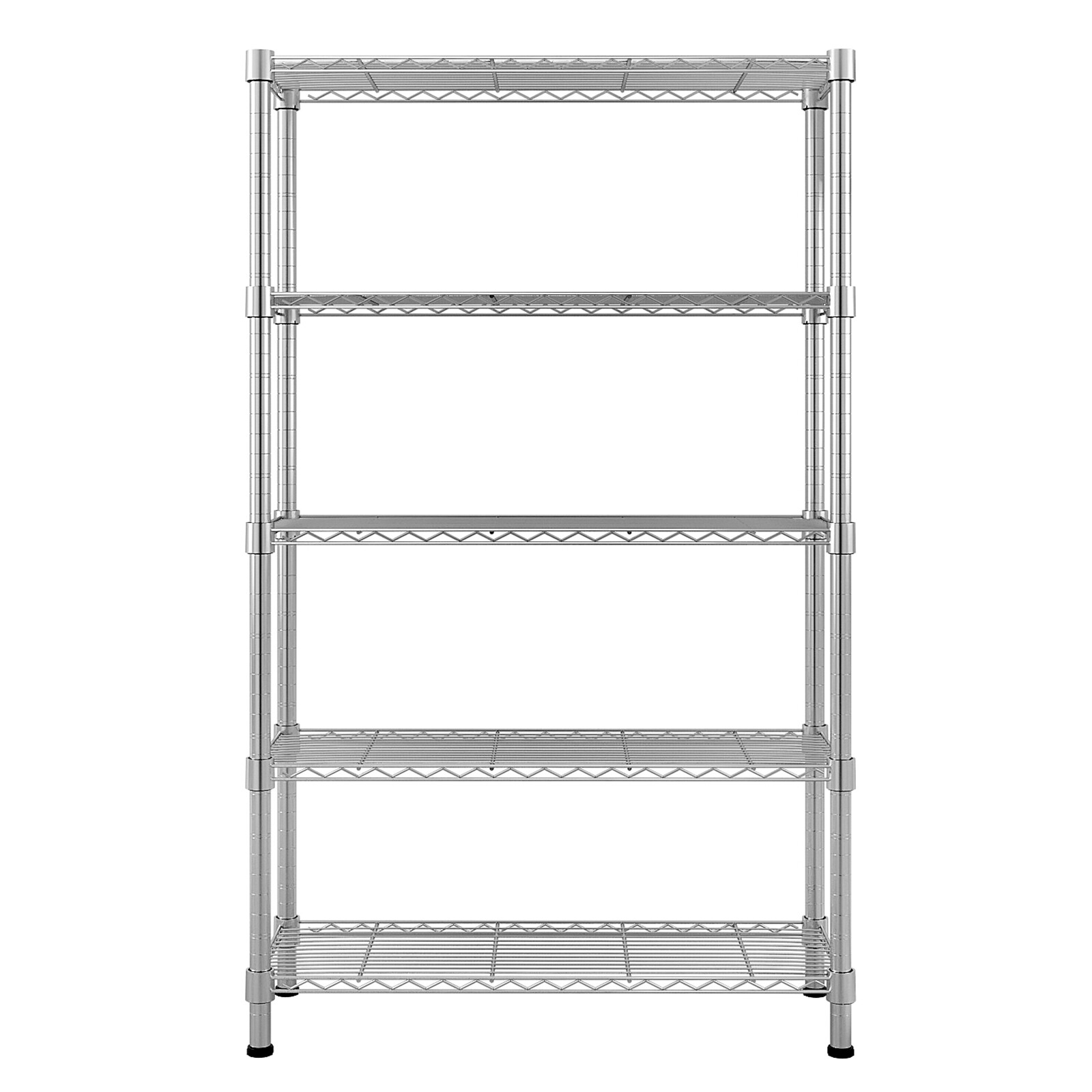5 Tier Wire Shelving Unit Adjustable NSF Heavy Duty Metal Shelf Storage Rack