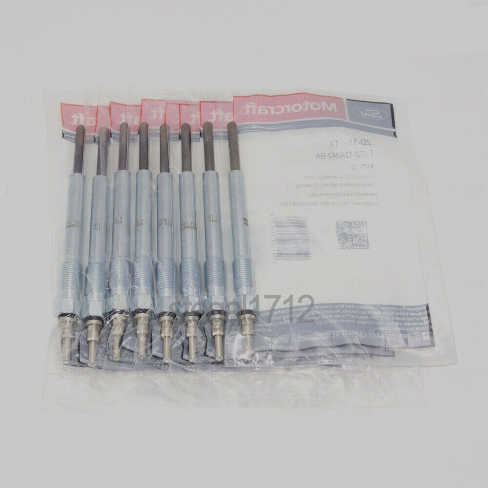 8PCS ZD-11 OEM Genuine Glow Plugs F4TZ-12A342-BA diesel For F250 E350 7.3L V8 US